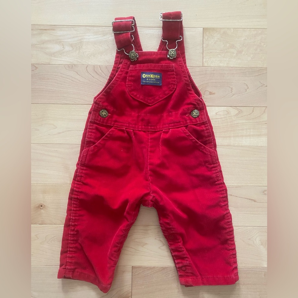 Vintage Corduroy OshKosh Baby Overalls